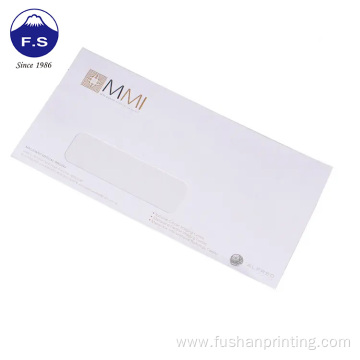 Eco friendly cheap white envelope gift card paper